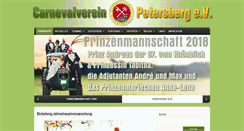 Desktop Screenshot of cv-petersberg.de